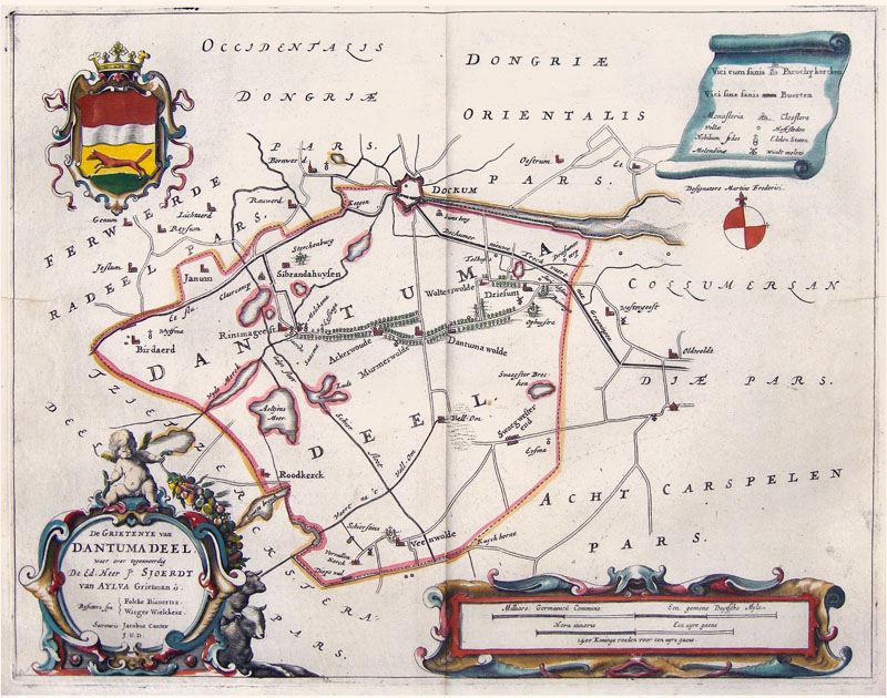 Dantumadeel 1664 Friesland Haackma-Gravius